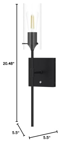 ThyFenno Dimmable Battery Operated Wall Sconce Set of 2, Rechargeable Wall Mount Light No Wiring, Easy Install Wireless Wall Lamp for Living Room Bedroom Hallway Farmhouse Indoor, Bulb Included