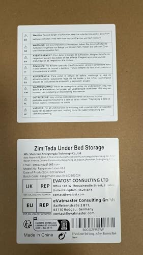 2 Pack Under Bed Storage Rolling Metal Frame Underbed Containers with Wheels Lid Visiable Window Storage Bag Box Organizer Home Closet Organization Drawer Bins for Clothes Shoes Toys Blanketss Black