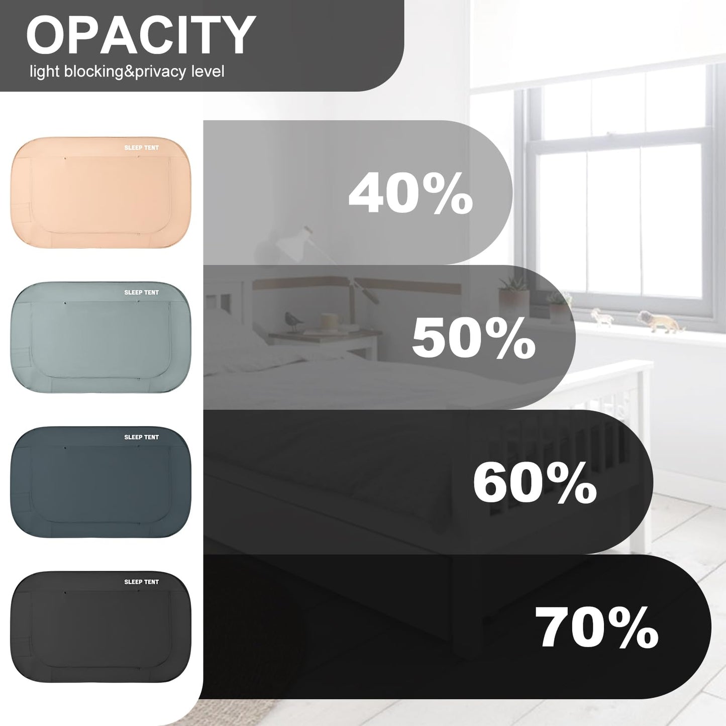 Bed Canopy Bed Tent Dream Tents Privacy Space Twin Size Sleeping Tents Indoor Pop Up Portable Frame Curtains Breathable with Mosquito Mesh Window for Kids and Adult (Mattress Not Included) Black