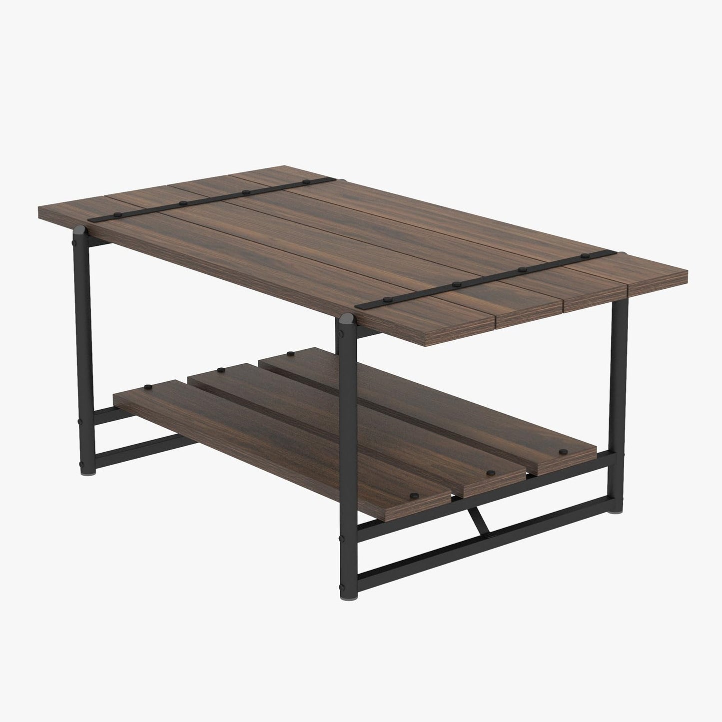 40.9" Modern Coffee Table with Hidden Storage Compartment, Large Lift Top Cocktail Table with Tempered Glass Tabletop for Living Room