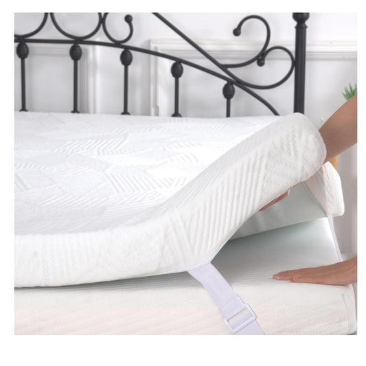 3 Inch Queen Memory Foam Mattress Topper, Cooling Gel Bed Topper with Removable Cover, Soft & Pain Relief & Breathable, CertiPUR-US & Oeko-Tex Certified