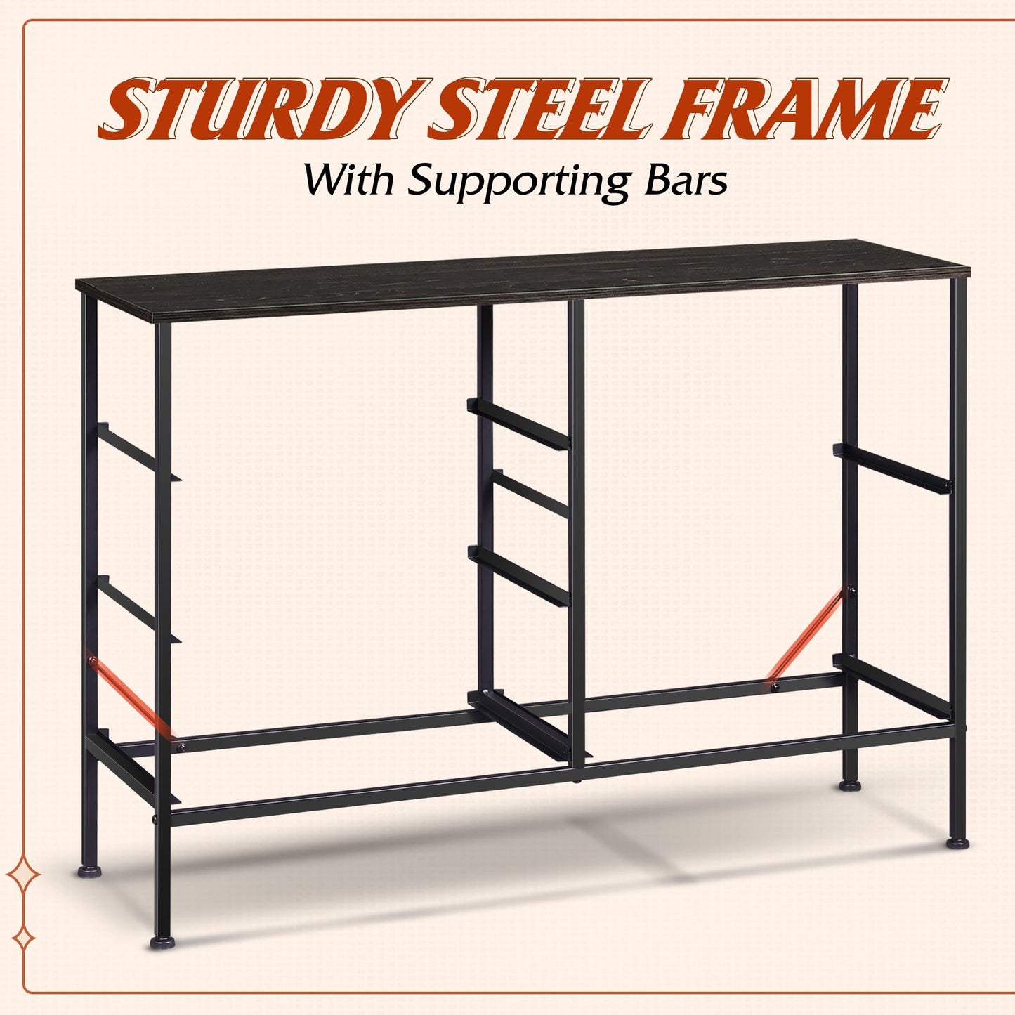 WLIVE Dresser for Bedroom with 5 Drawers, Wide Dressers with Drawer Organizers, Chest of Drawers, Fabric Dresser for Living Room, Closet, Hallway, Charcoal Black Wood Grain Print