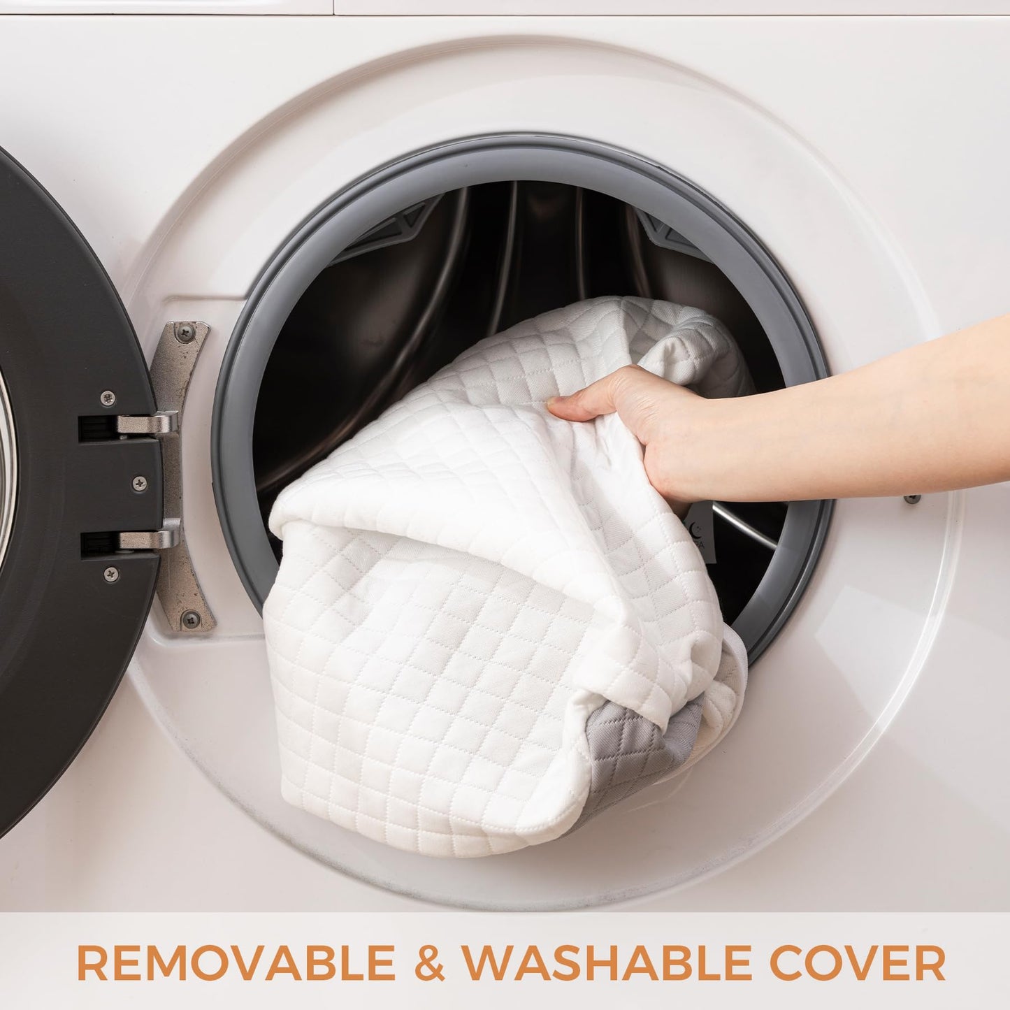 Knee Wedge Pillow 6.3'' for Post-Surgery Recovery - Leg Elevation Support for Sleep Position,Alleviating Lower Back & Hip Pain Enhancing Circulation in Ankles Legs Triangle Pillow with Removable Cover