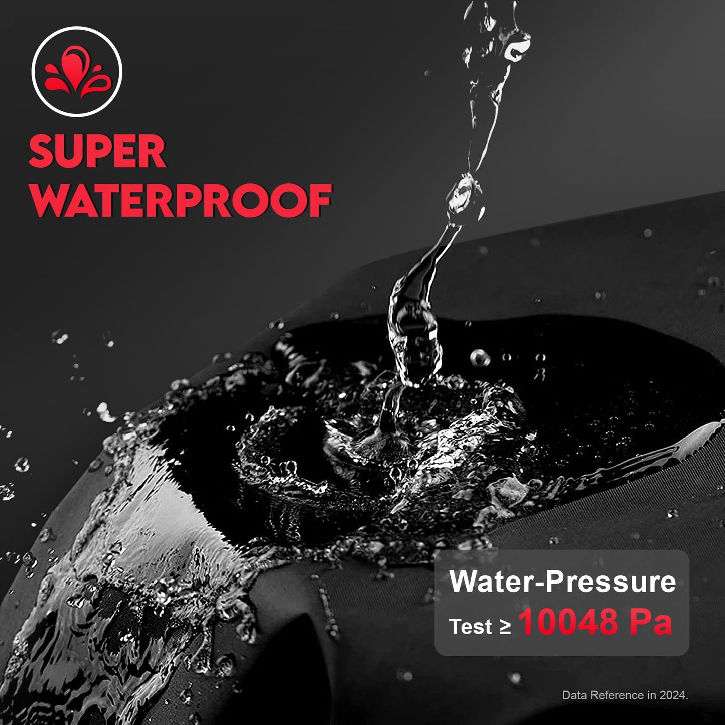 Zettum Patio Furniture Cover Rectangle - 110 Inch Outdoor Table Cover Waterproof & Heavy Duty, Large 600D Lawn Furniture Sofa Set Covers for Outside Dining Table and Chairs Combo - 110 x 74 x 28 Inch