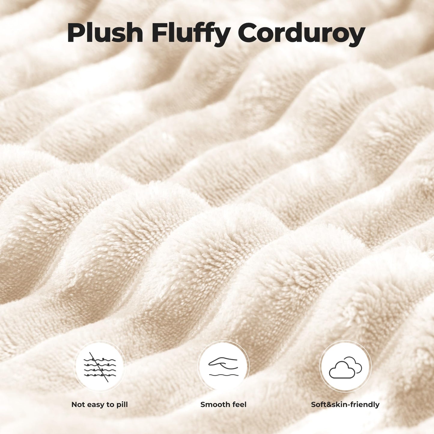 111‘’ Modular Sectional Cloud Couches with L Shaped Chaise, Upholstered Deep Seat Boneless Sofa for Living Room, Bedroom, No Assembly Required-Beige