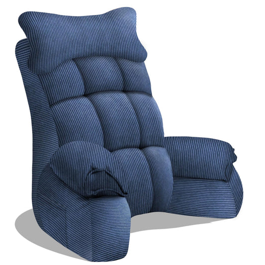 YDCEULARDOH Back Pillow for Bed Sitting Up, Large Reading Pillow with Arm Support, TV & Gaming Backrest Cushion for Adults, Floor Pillow for Relaxing