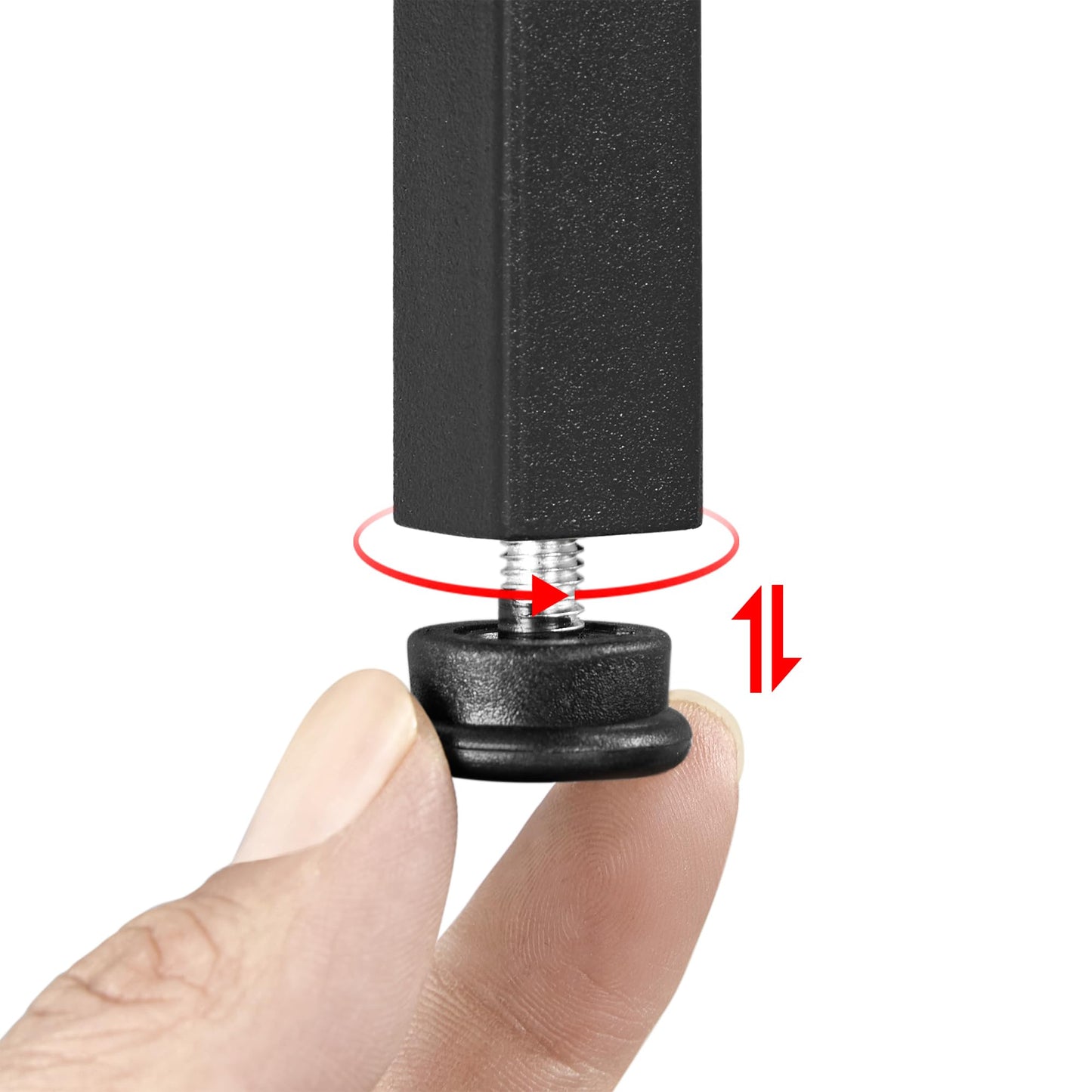 Yaheetech Black Glass End Table Set of 2, Round Side Table Modern Style Tall End Table Accent Table with Glass Top & Metal Frame, 2pcs Glass Side Table for Living Room, Balcony, Bedroom