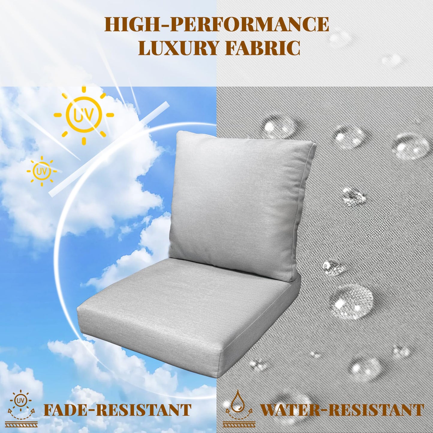 Trenlogne 3 Piece Outdoor Rocking Chairs, Patio Bistro Set with 2 Rockers and 1 Metal Coffee Table, Oversize Aluminum Conversation Set for Garden, Balcony, Backyard