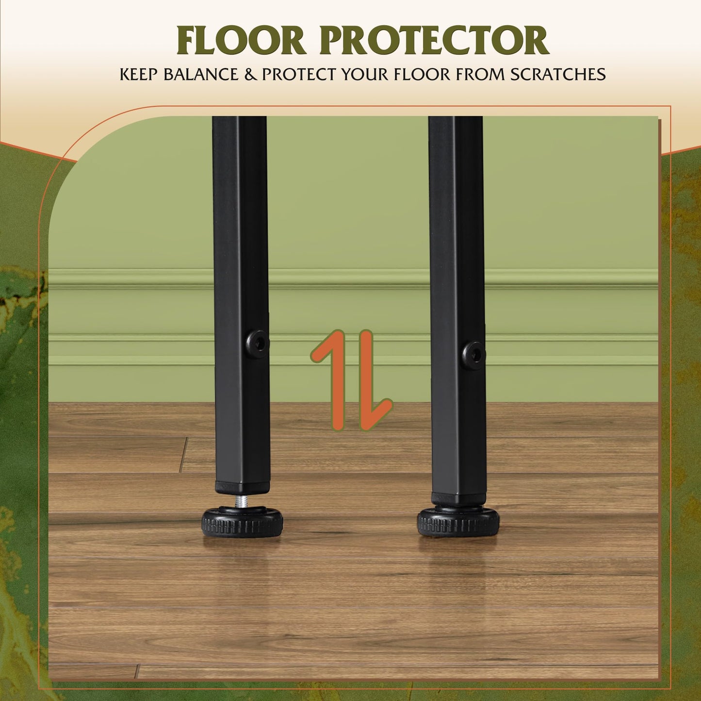 WLIVE Tall Dresser for Bedroom, 6 Drawer Dressers & Chests of Drawers, Fabric Dresser for Closet, Night Stand with Metal Frame, Storage Tower with Fabric Bins, Wood Top, Rustic Brown Wood Grain Print